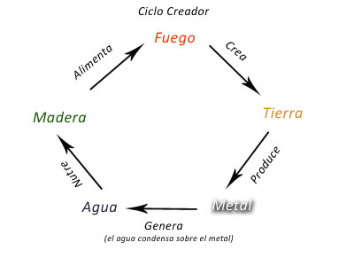 El ciclo creador del Feng Shui