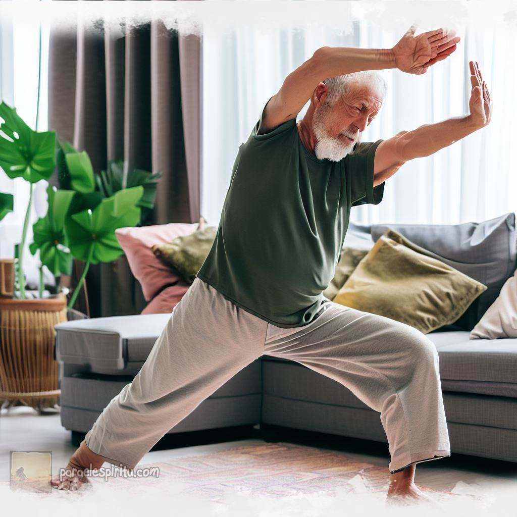 yoga postura guerrero 1